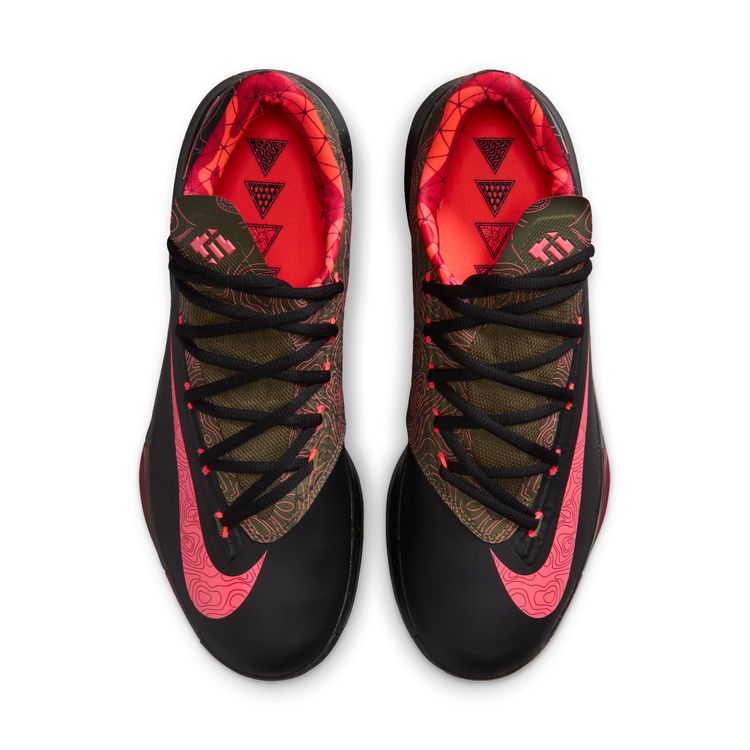 NIKE FA26 NIKE KD 6 ブラック/アトミックレッド-ミディアムオリーブ