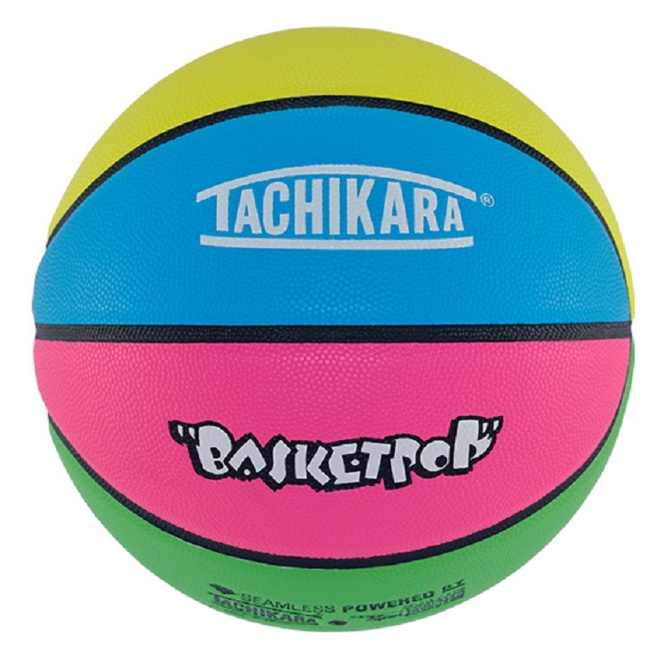 【23年ニューカラー】【6号球】【バスケットボール】TACHIKARA BASKETBALL タチカラ ボール バスケットポップ BASKETPOP SB6-209 レディース キッズ ボール ネオングリーン/ネオンピンク/ネオンブルー/ネオンイエロー