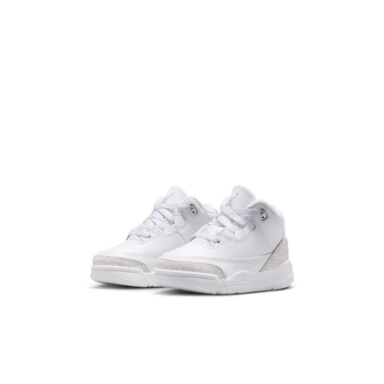 JORDAN BRAND FA25 7/5 JORDAN 3 RETRO TD ホワイト/メタリックシルバーホワイト DM0968-111