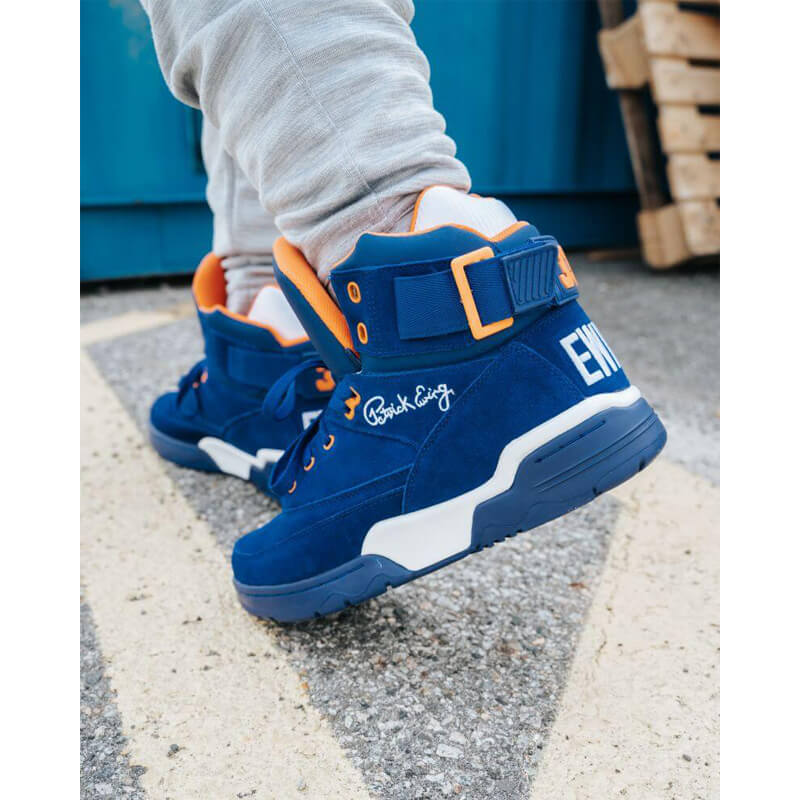 早い者勝ちEWING EWING 25FW EWING 33 HI OG WHITE/BLUE/ORANGE PEWF-001-WBO