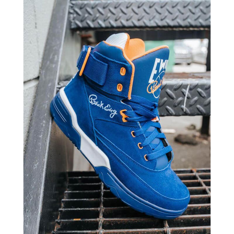 早い者勝ちEWING EWING 25FW EWING 33 HI OG WHITE/BLUE/ORANGE PEWF-001-WBO