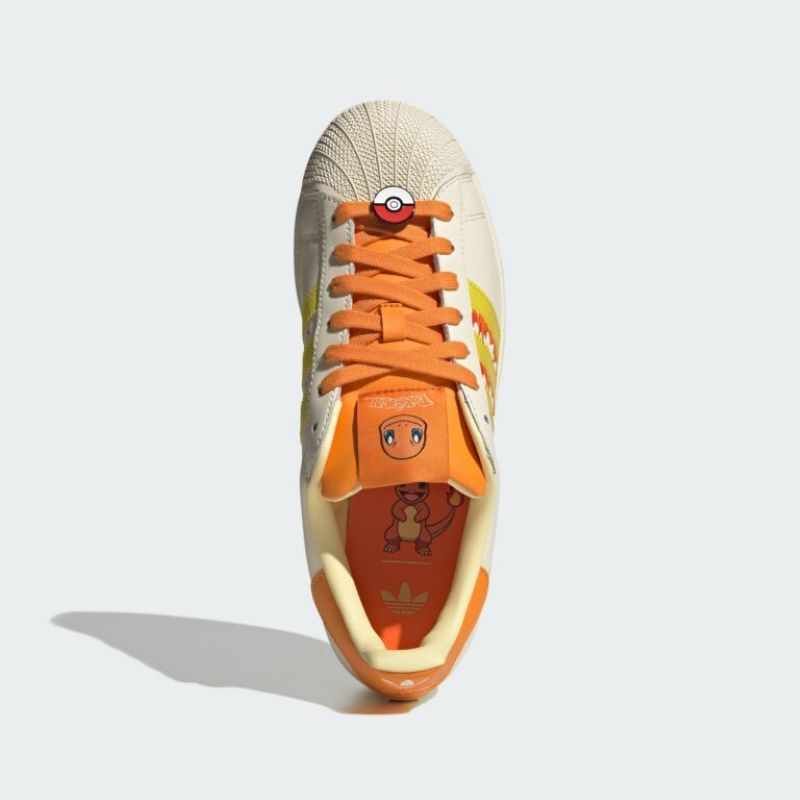 adidas 26Q4 9/15 adidas SUPERSTAR II クリームホワイト/ショックイエロー/オレンジ KI2855