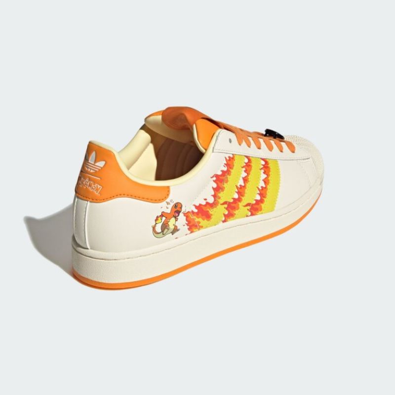 adidas 26Q4 9/15 adidas SUPERSTAR II クリームホワイト/ショックイエロー/オレンジ KI2855