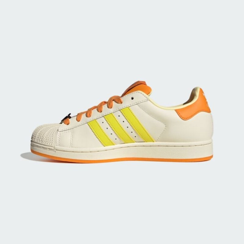 adidas 26Q4 9/15 adidas SUPERSTAR II クリームホワイト/ショックイエロー/オレンジ KI2855
