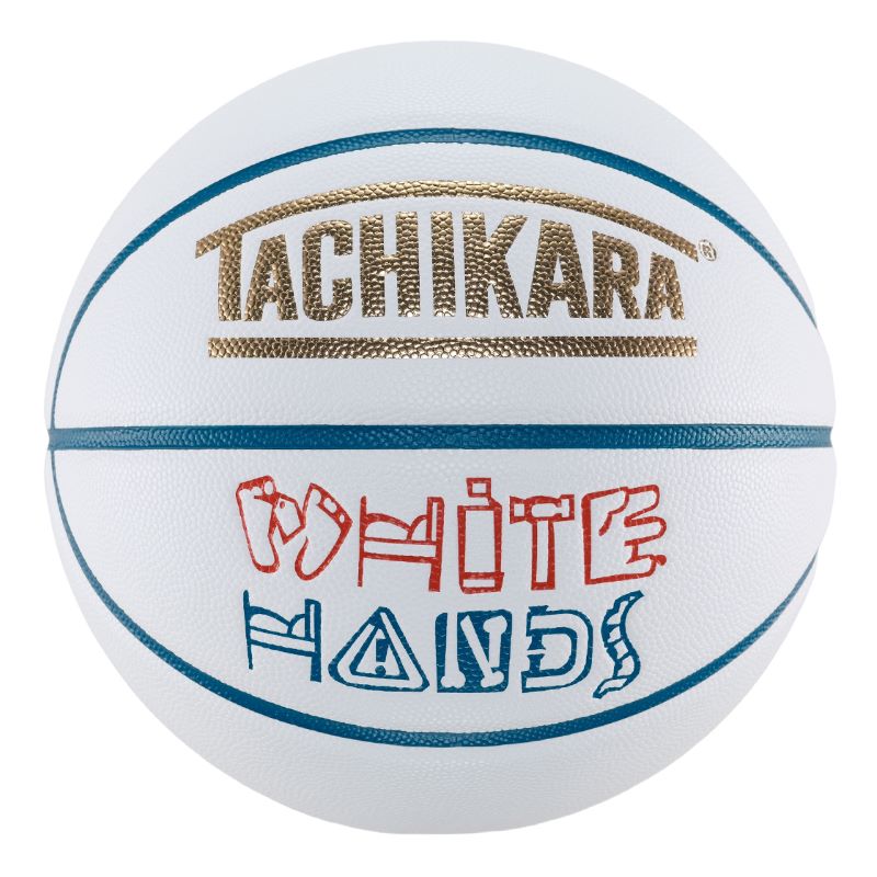 TACHIKARA BASKETBALL WHITE HANDS SB7-208 ホワイト ネイビー レッド
