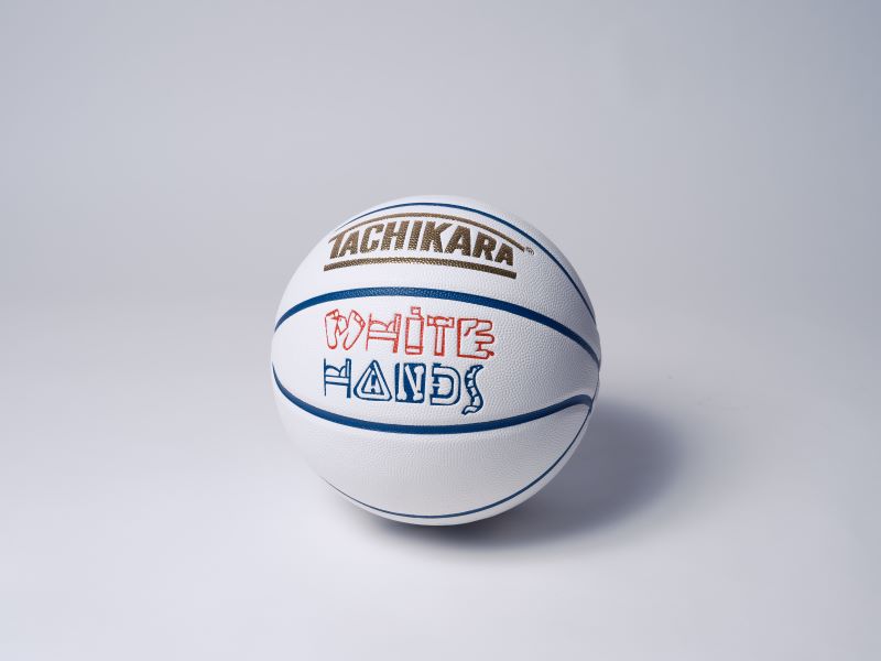 TACHIKARA BASKETBALL WHITE HANDS SB7-208 ホワイト ネイビー