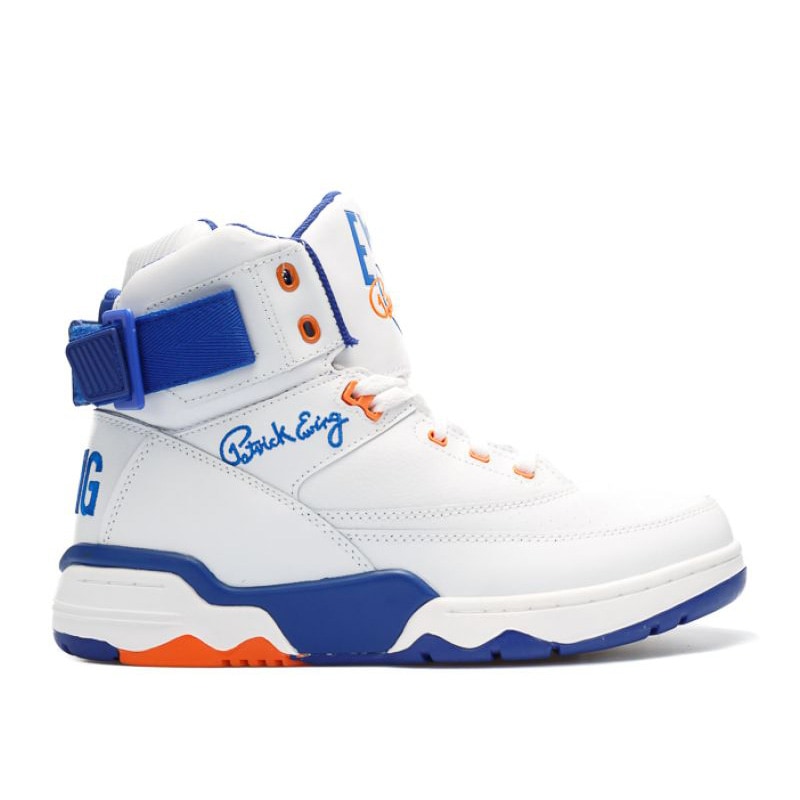 早い者勝ちEWING EWING 25FW EWING 33 HI OG WHITE/BLUE/ORANGE PEWF-001-WBO