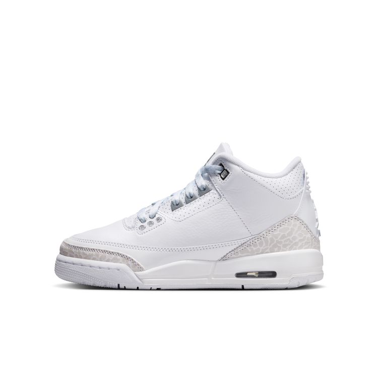 JORDAN BRAND FA25 7/5 AIR JORDAN 3 RETRO GS ホワイト/メタリックシルバーホワイト DM0967-111
