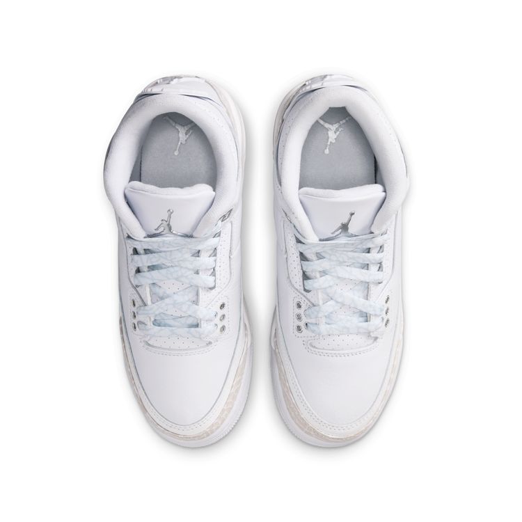 JORDAN BRAND FA25 7/5 AIR JORDAN 3 RETRO GS ホワイト/メタリックシルバーホワイト DM0967-111