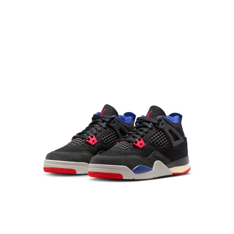 JORDAN BRAND FA25 7/26 JORDAN 4 RETRO OG PS ブラック/ファイアレッド-ディープロイヤルブルー IB4388-003