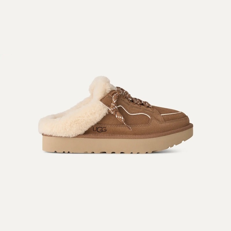 UGG AW26 7/1 W LOWMEL MULE CHESTNUT 1180313-CHE