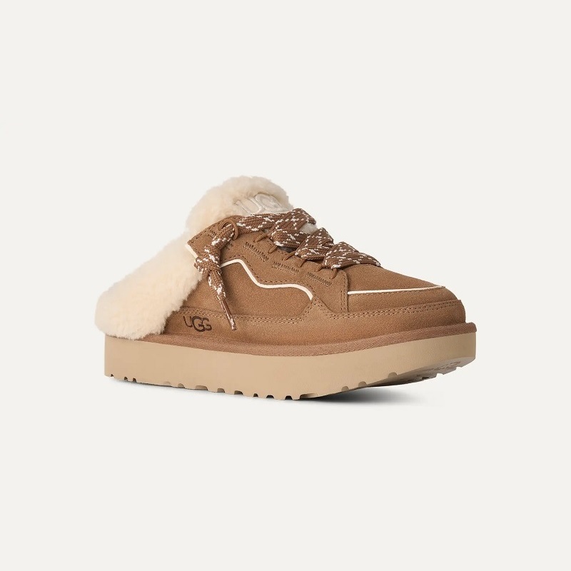 UGG AW26 7/1 W LOWMEL MULE CHESTNUT 1180313-CHE