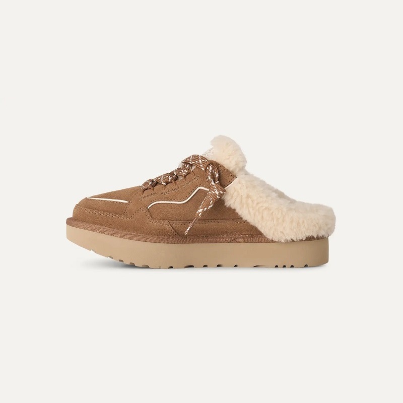 UGG AW26 7/1 W LOWMEL MULE CHESTNUT 1180313-CHE