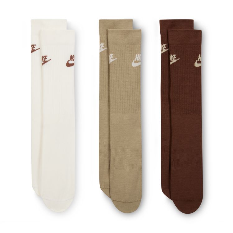 NIKE HO25 U 3P ESS CREW SOCKS マルチカラー DX5025-904