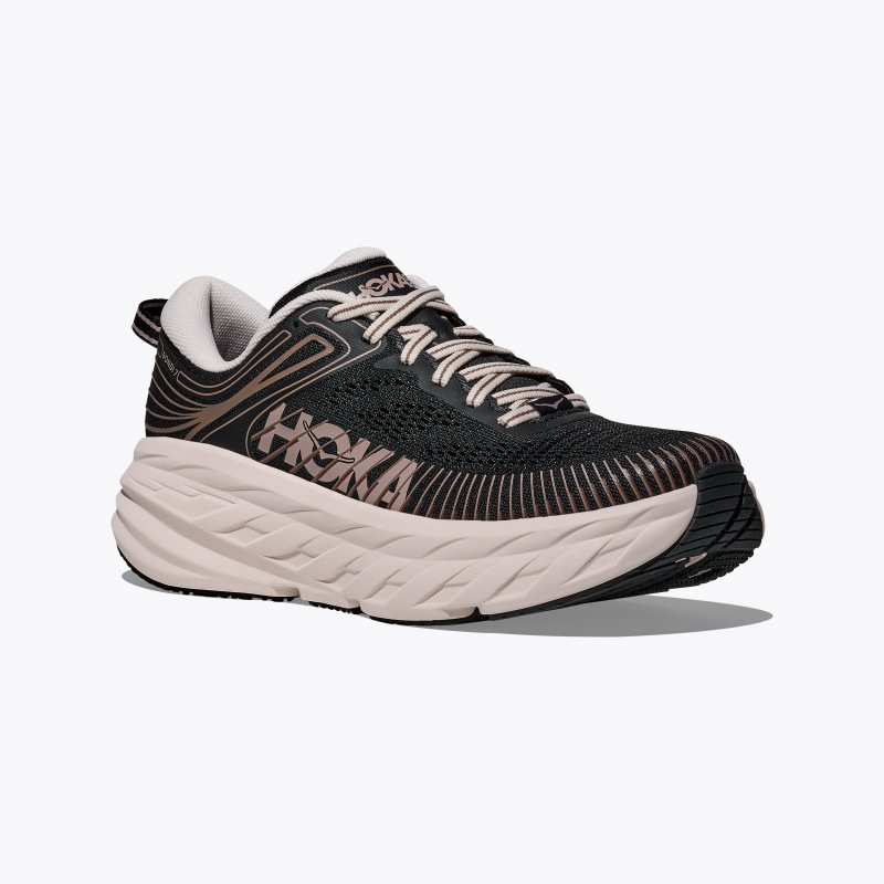 HOKA S26 1/30 W BONDI 7 BLACK / ROSECREAM 1110519-BCKRS｜アメ横