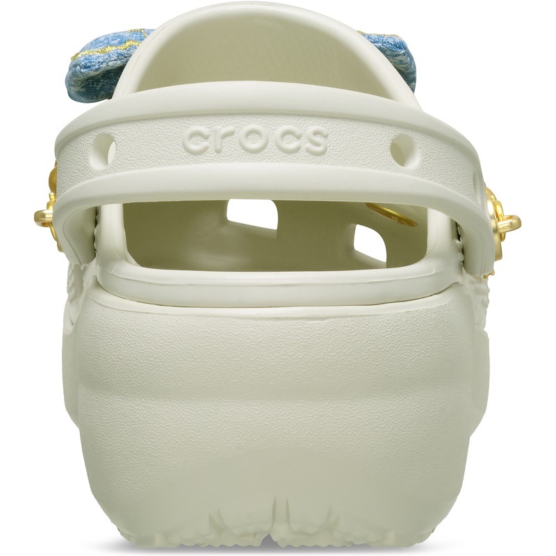 crocs 26Q1 CLASSIC PLATFORM DENIM GLITZ CLOG Linen 213114-0HZ