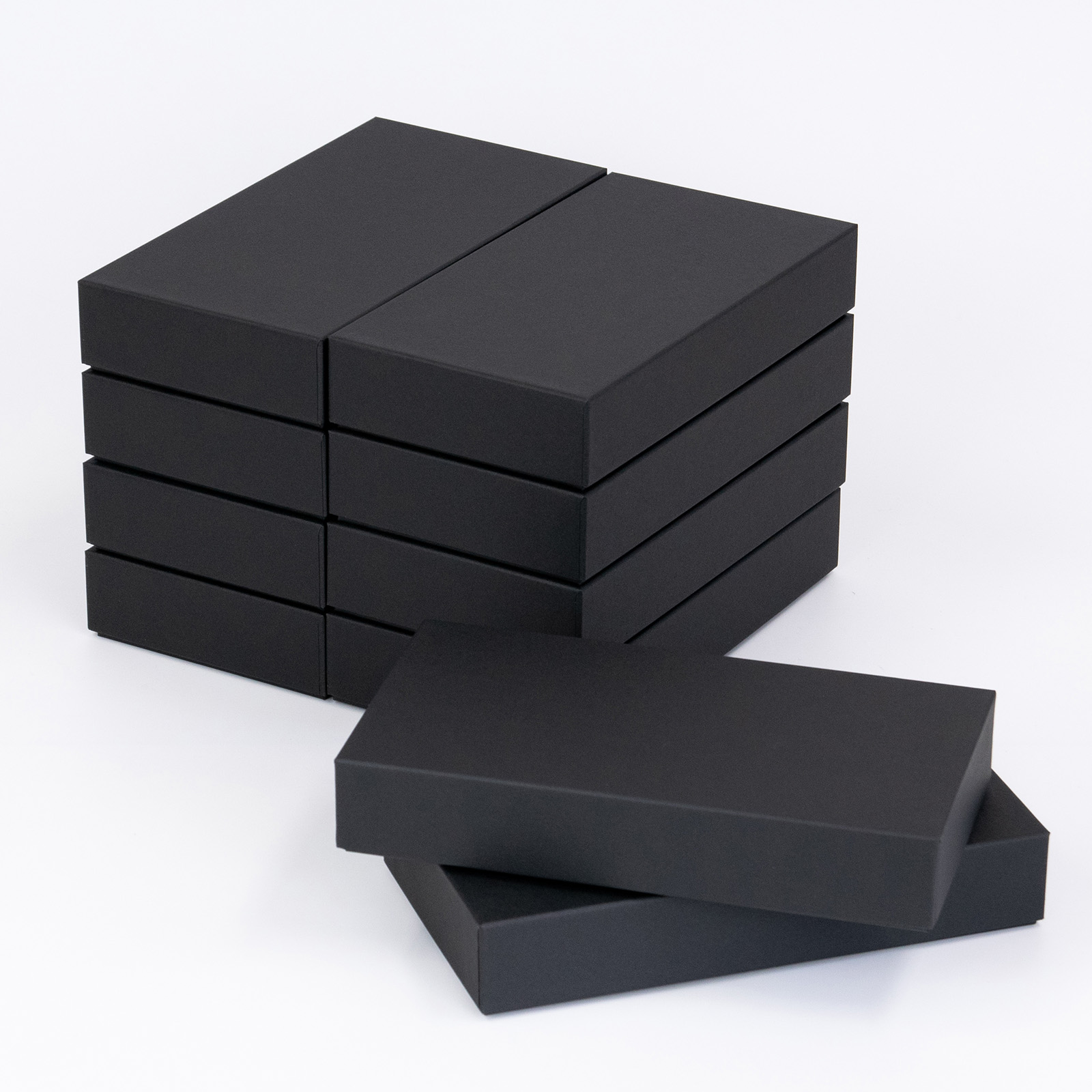 yamapac 貼箱 長方形 黒 ギフトボックス 10個セット | イベント、店舗