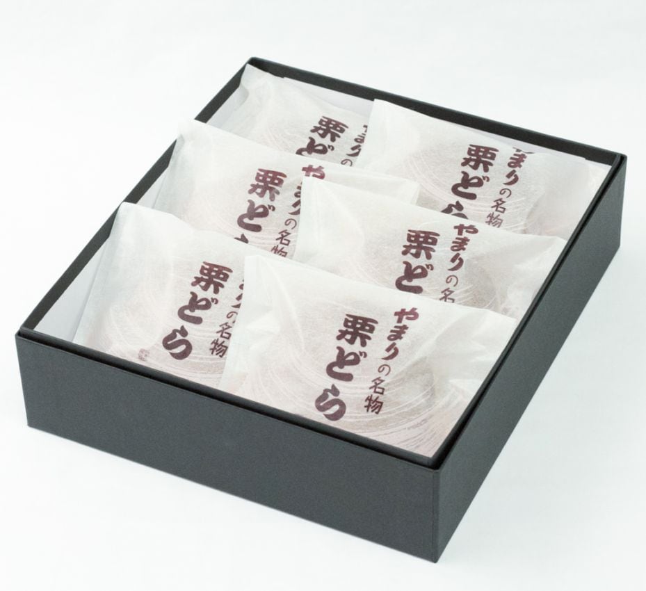 新・茨城県産和栗どら（６個入り）【通常商品】