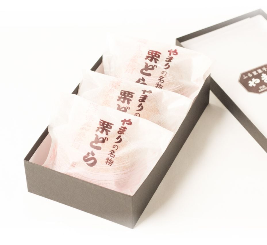 こだわりどら焼き（３個入り）新・茨城県産和栗どら【通常商品】