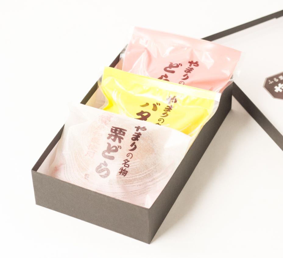 こだわりどら焼き 詰め合わせ（３個入り）どら・バタ・茨城県産和栗どら【通常商品】