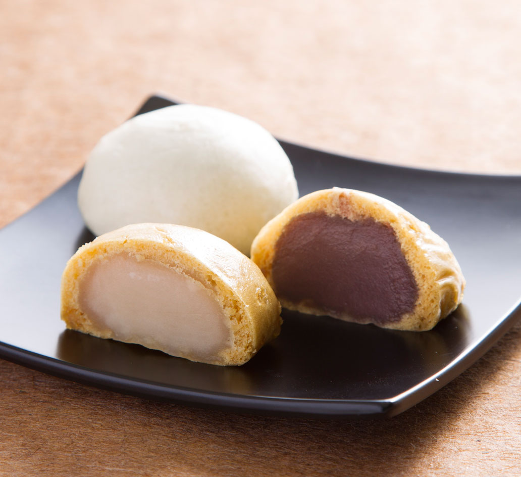 彩り饅頭 詰め合わせ（6個入り）みそ白・みそ黒【通常商品】