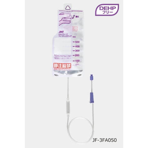 80個JMS ジェフィード フィーディングパック 500mL ジェイフィード フィーディングバッグ JF-3FA050 500ml DEHPフリー 1箱