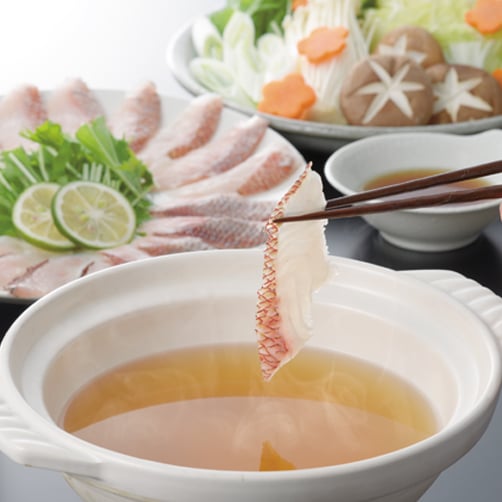 あげな魚こげな魚 糸島天然真鯛しゃぶしゃぶセット