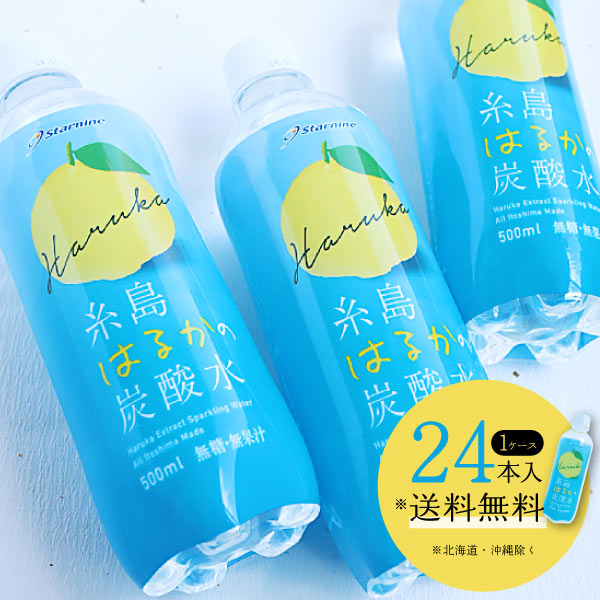 糸島はるかの炭酸水 500ml×24本
