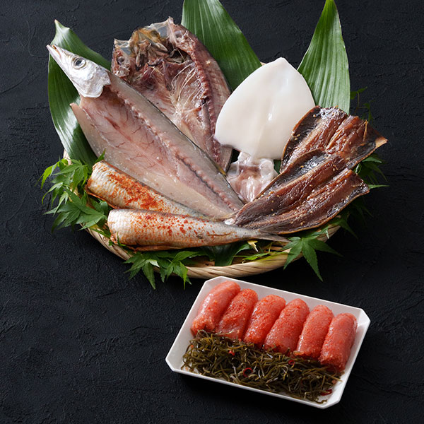明太子・かつやま干物詰合せ