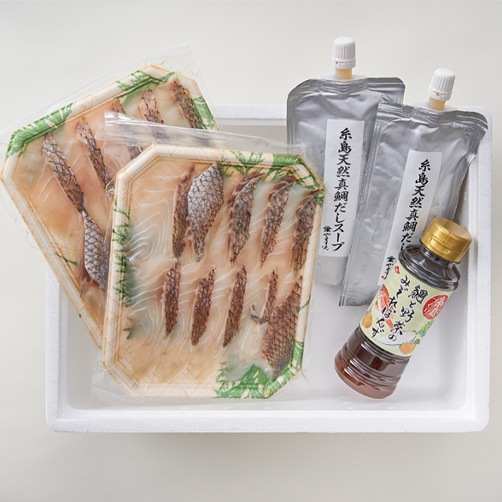 糸島産天然真鯛の しゃぶしゃぶセット 価格帯 5 001円 7 000円 福岡糸島の明太子 やますえ公式通販