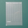 (N) TTL019A 乗務員室標記インレタ (横書き/白文字) ※メール便対応商品