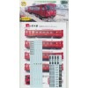 (N) 観光列車 ながら1 ながら2 Nゲージデカールセット ※メール便対応商品