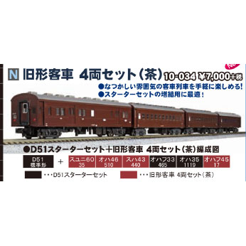 KATO 鉄道模型 旧型客車 10両セット KATO】旧型客車 10両セット