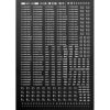 (N) TTL801-45A 103系環状線標記(晩年) 白 インレタ ※メール便対応商品