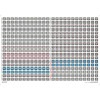 (N) EJ1008 581系/583系 行先表示 西日本地域 1993年版 ※メール便対応商品