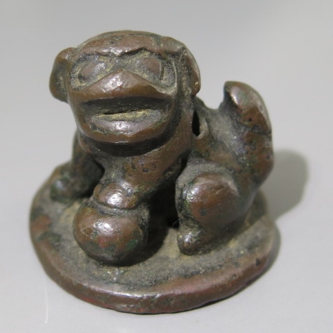 古印】 糸印 玉取獅子鈕 ス穴1（上品） | 古印,糸印・高麗印 | ヤマト