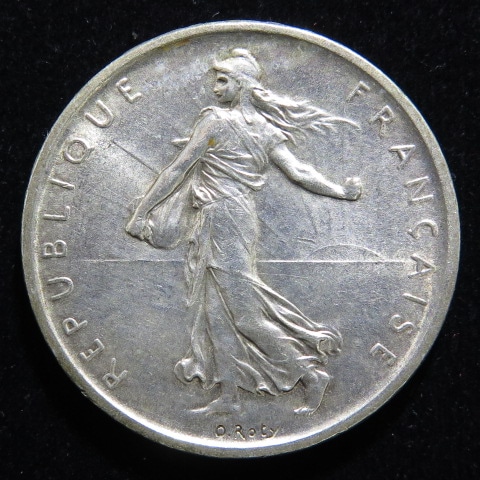 外国銭】 フランス 5フラン銀貨 1960年 （極美品） | 世界のコイン