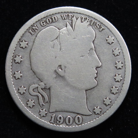 外国銭】 アメリカ 女神 1/4ドル銀貨 1900年 (佳品) | 世界のコイン 外国銭】 アメリカ 女神 1/4ドル銀貨 1900年 (佳品) | 世界のコイン