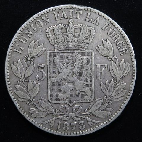 �ڳ������� �٥륮�� 5�ե���� 1873ǯ�����å�����������ʡ�