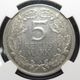 �ڳ������� �ɥ��� �磻�ޡ��붦�¹� 5�饤�ҥ��ޥ륯��� 1925ǯA NGC MS61���ʽ�̤���ѡ�