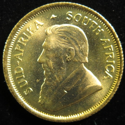 ★　純金　1/10　ＯＺ　★　クルーガーランド１９８１年銘　１/１０OZ ☆ 純金 1/10 OZ ☆ クルーガーランド1981年銘 1/10OZ