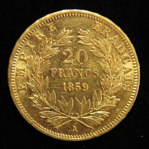 �ڳ������� �ե�� �ʥݥ쥪��3�� 20�ե���� 1859ǯ���ʶ����ʡ�