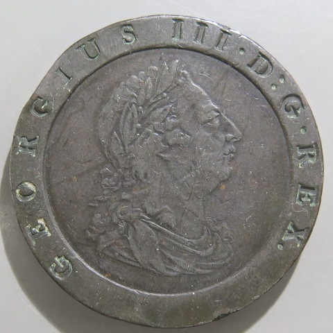 イギリス 2ペンス硬貨(1797年銘) 外国銭】 イギリス 車輪銭 2ペンス銅貨 1797年 （美品） | 世界