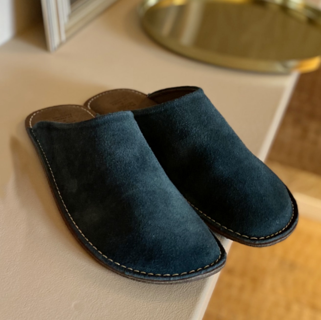 ベロアレザー NVY(ネイビー)