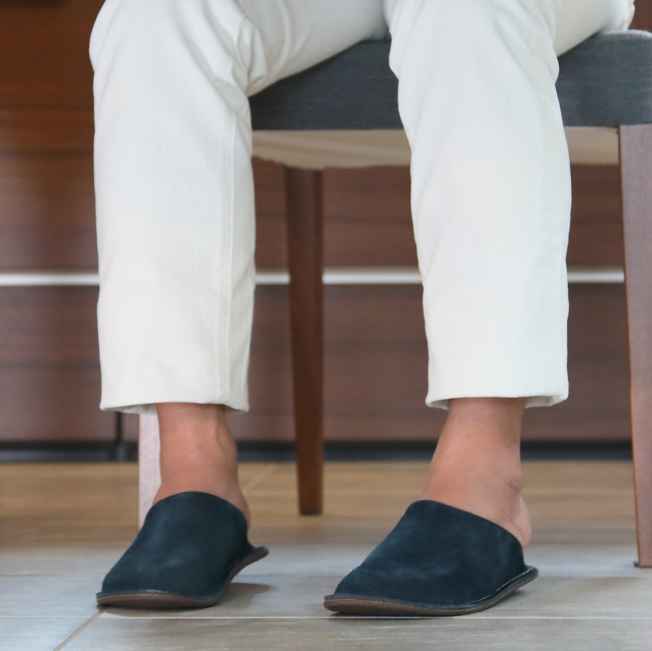 ベロアレザー NVY(ネイビー)