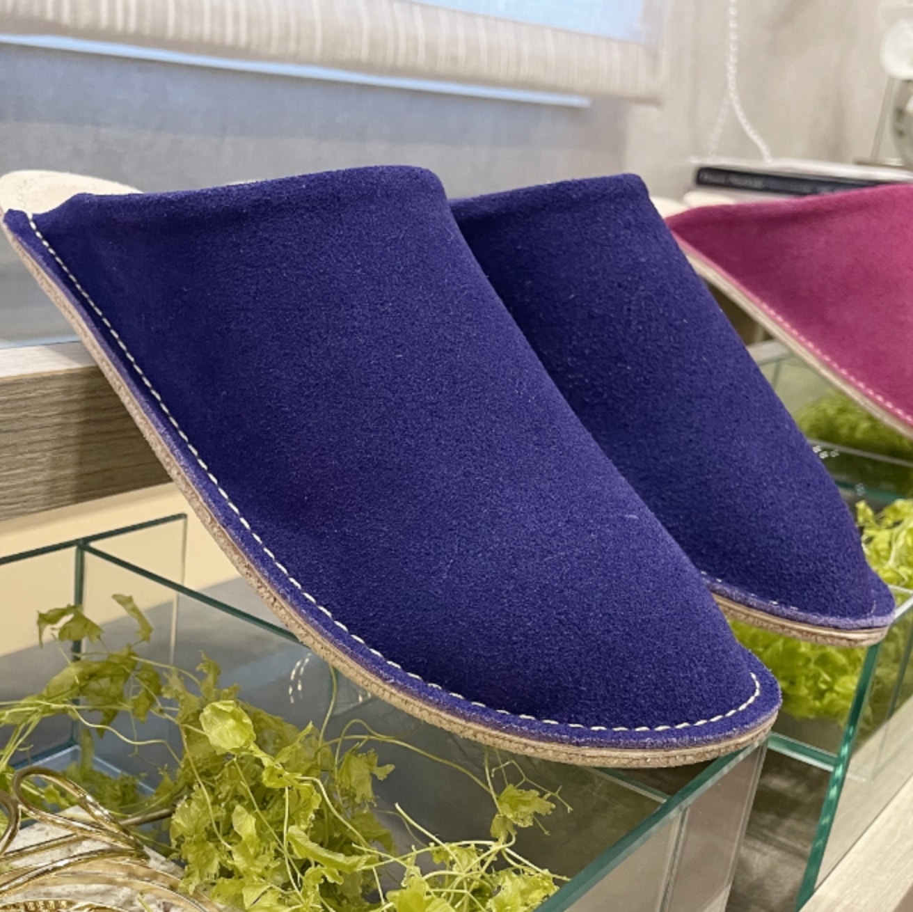 ベロアレザー BLU(ブルー)