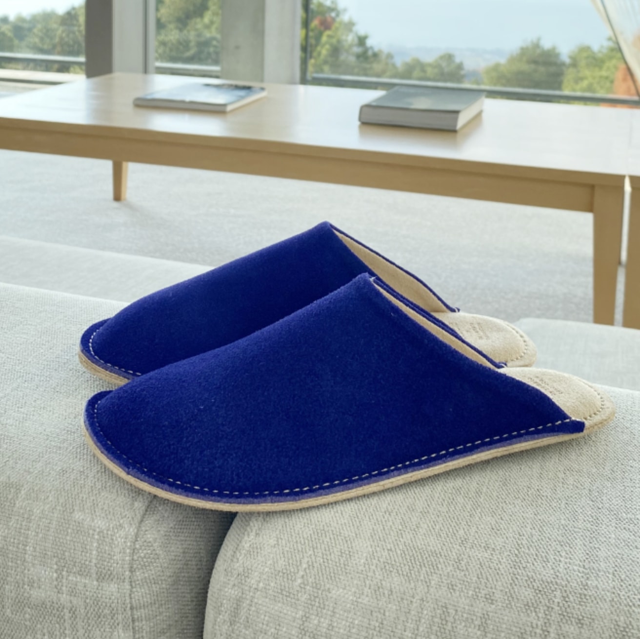 ベロアレザー BLU(ブルー)