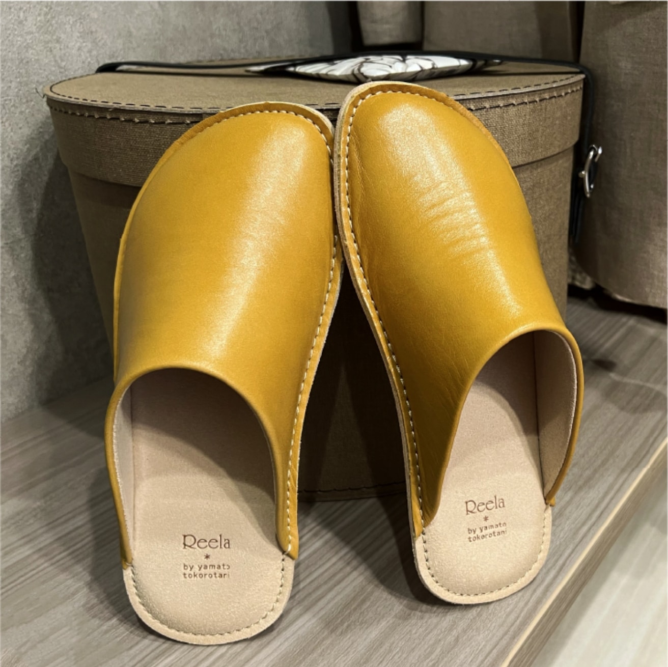 グロスレザー MST(マスタード)