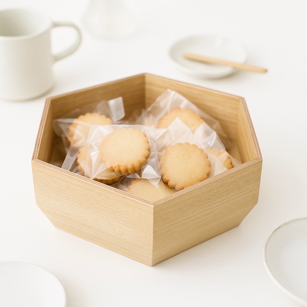 木製パンケース キッチンカウンター上小物入れ タモ材 木製