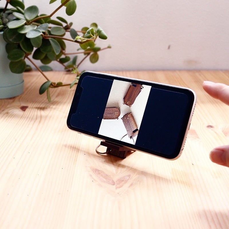 ZOO スマホスタンド 横置き動画観賞用 木製品 yamatojapan | ネット